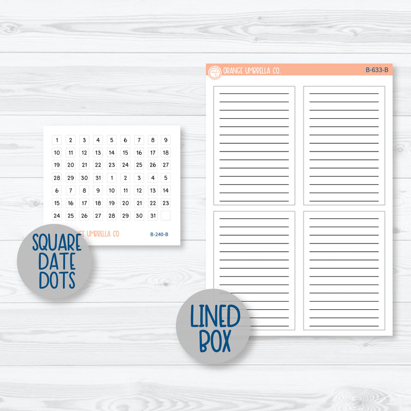 Amalie | Bright Fun A5 Daily Duo Planner Kit Stickers | 302-121