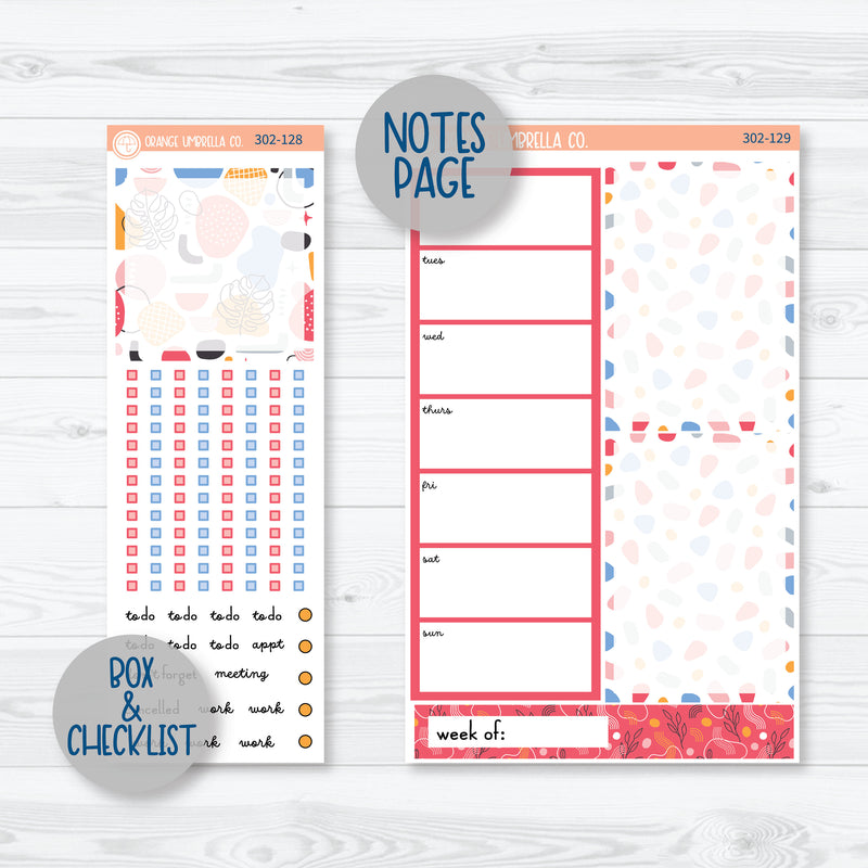 Amalie | Bright Fun A5 Daily Duo Planner Kit Stickers | 302-121