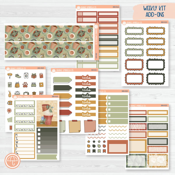 Window Garden | Plant Weekly Add-On Planner Kit Stickers | 300-012