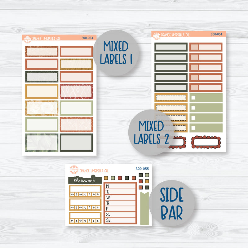 Window Garden | Plant Hobonichi Cousin Planner Kit Stickers | 300-051