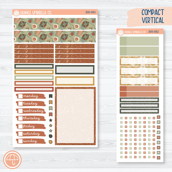 Window Garden | Plant Compact Vertical Planner Kit Stickers for Erin Condren | 300-081