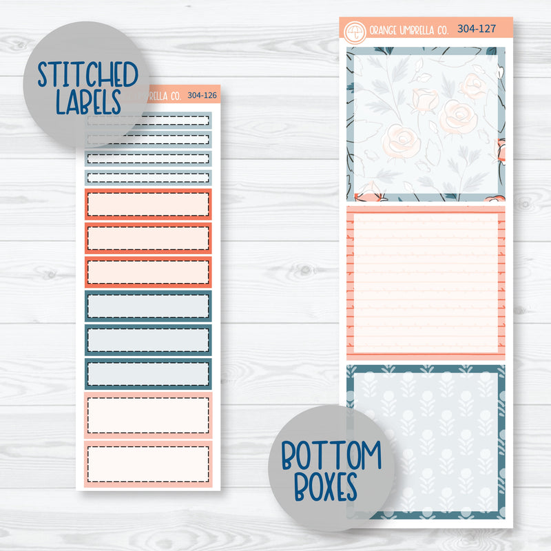 Just Breathe | Floral A5 Daily Duo Planner Kit Stickers | 304-121