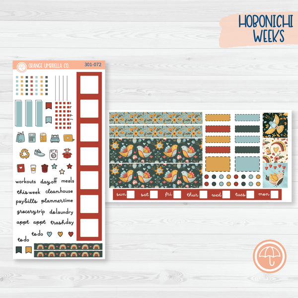 Tweetheart | February Hobonichi Weeks Planner Kit Stickers | 301-071