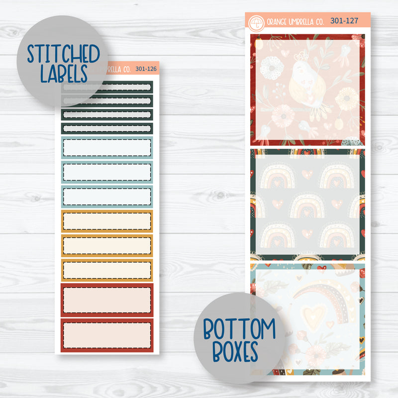 Tweetheart | February A5 Daily Duo Planner Kit Stickers | 301-121