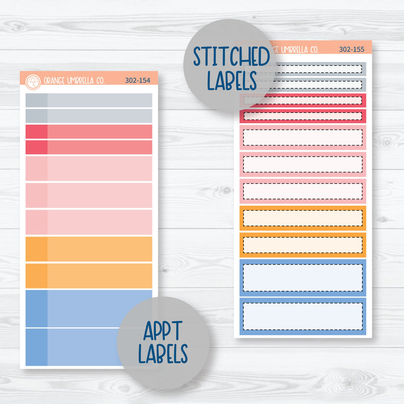 Amalie | Bright Colored 7x9 Plum Daily Planner Kit Stickers | 302-151