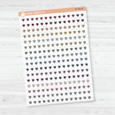 Tiny Heart Planner Stickers from Kits | Clear Matte | B-706-CM