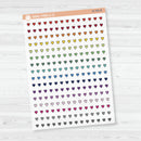Tiny Heart Planner Stickers from Kits | Clear Matte | B-706-CM