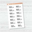 OUC Release Schedule | Mystery Kit | Happy Mail Planner Stickers | M-001-005