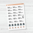 OUC Release Schedule | Mystery Kit | Happy Mail Planner Stickers | Clear Matte | M-001-005-CM
