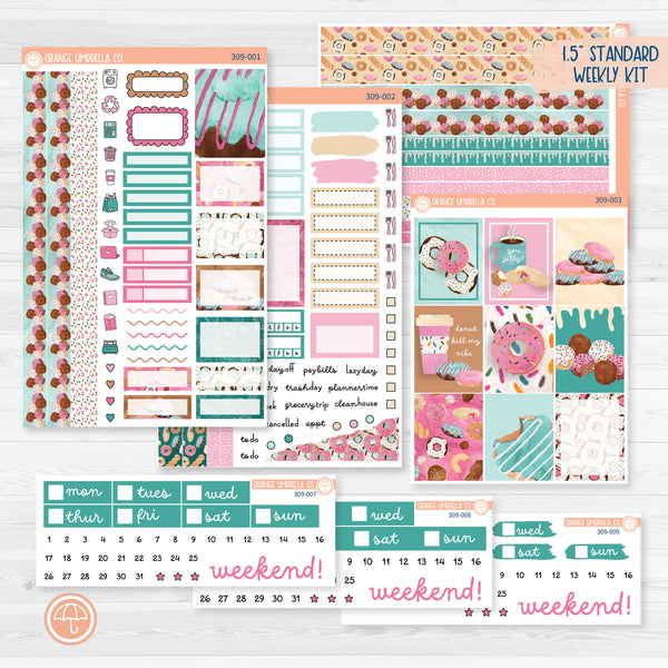 Donuts Weekly Planner Kit Stickers | 309-001
