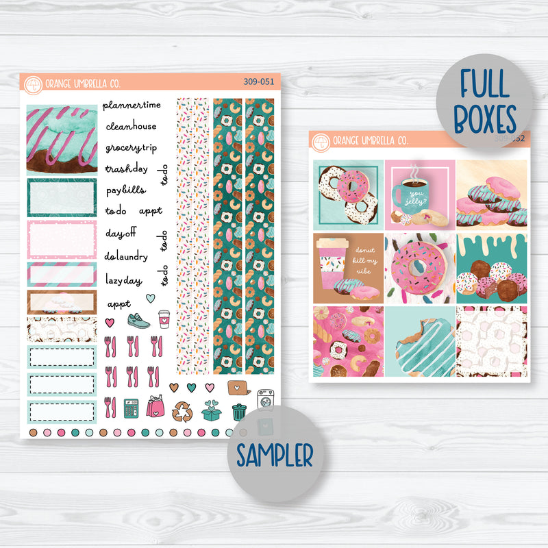 Donuts Hobonichi Cousin Planner Kit Stickers | 309-051