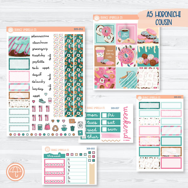 Donuts Hobonichi Cousin Planner Kit Stickers | 309-051