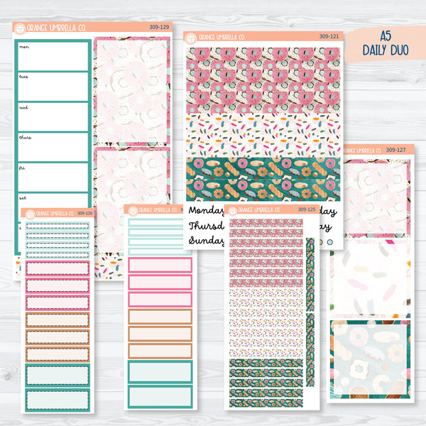 Donuts A5 Daily Duo Planner Kit Stickers | 309-121