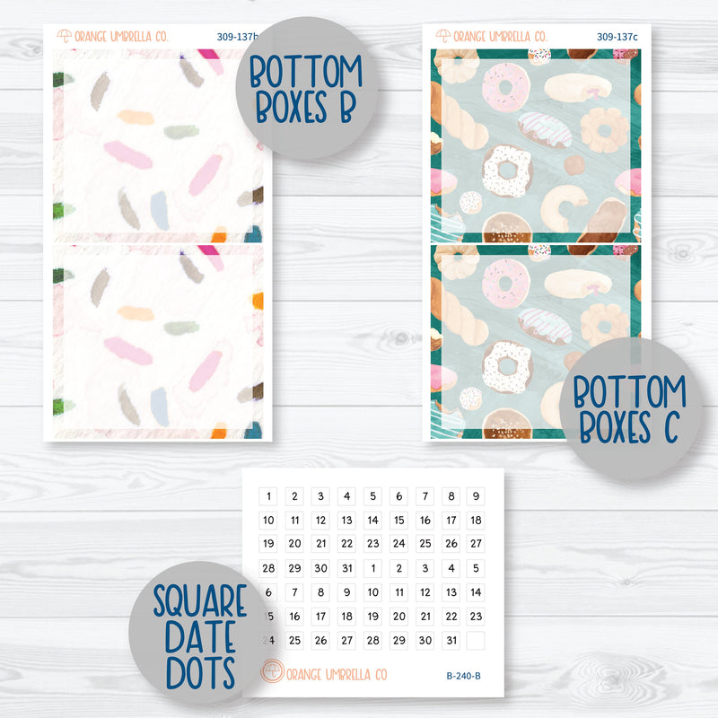 Donuts 7x9 Daily Duo Planner Kit Stickers | 309-131