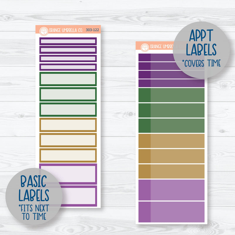 Party Gras | Mardi Gras A5 Daily Duo Planner Kit Stickers | 303-121