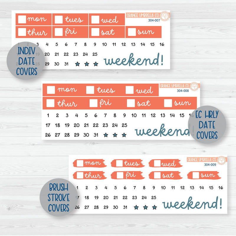 Just Breathe | Floral Weekly Planner Kit Stickers | 304-001