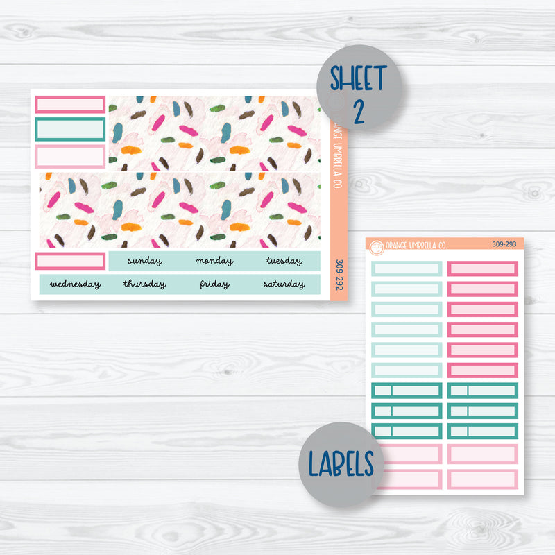 Donuts Hobonichi Cousin Monthly Planner Kit Stickers | 309-291