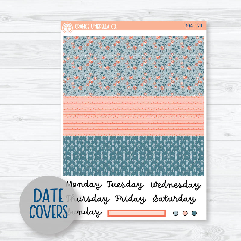 Just Breathe | Floral A5 Daily Duo Planner Kit Stickers | 304-121