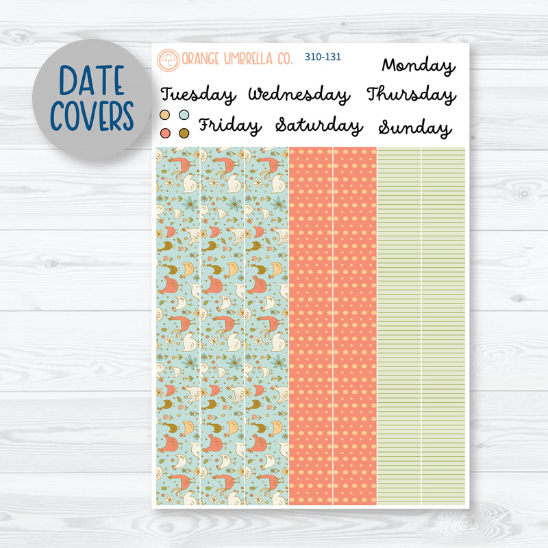 Spring Chicken Kit | 7x9 Daily Duo Planner Kit Stickers | Fresh Outta Clucks | 310-131