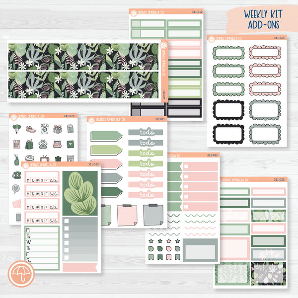 Optimistic | Spring Weekly Add-On Planner Kit Stickers | 311-012