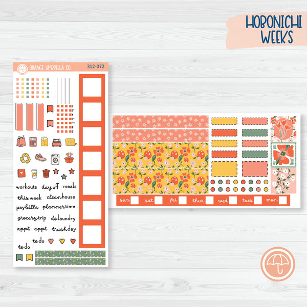 Handpicked Bouquet | Sping Hobonichi Weeks Planner Kit Stickers | 312-071