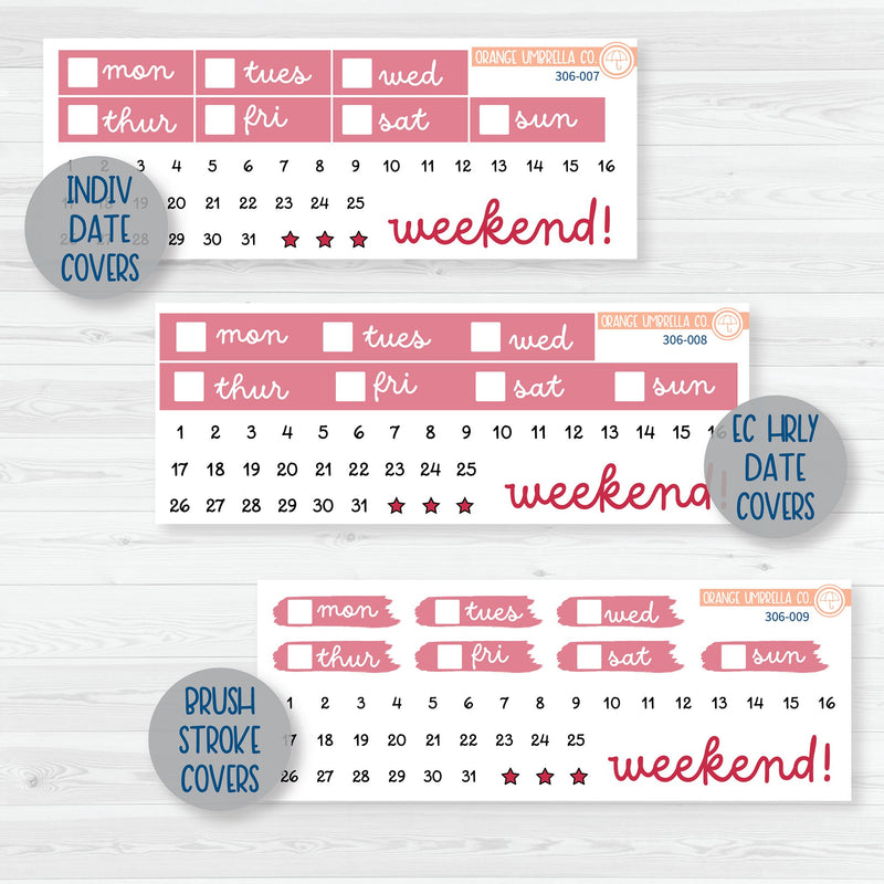 Lovestruck | Valentine's Day Weekly Planner Kit Stickers | 306-001