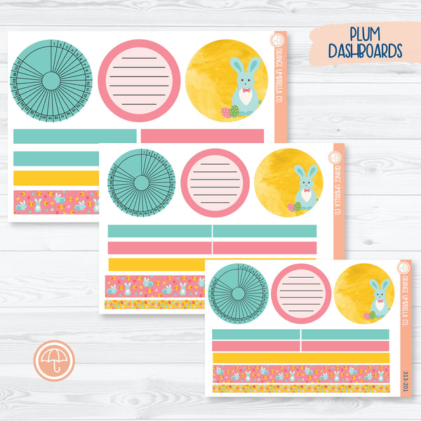Easter Plum Dashboards Planner Kit Stickers | Hatching A Plan | 313-201