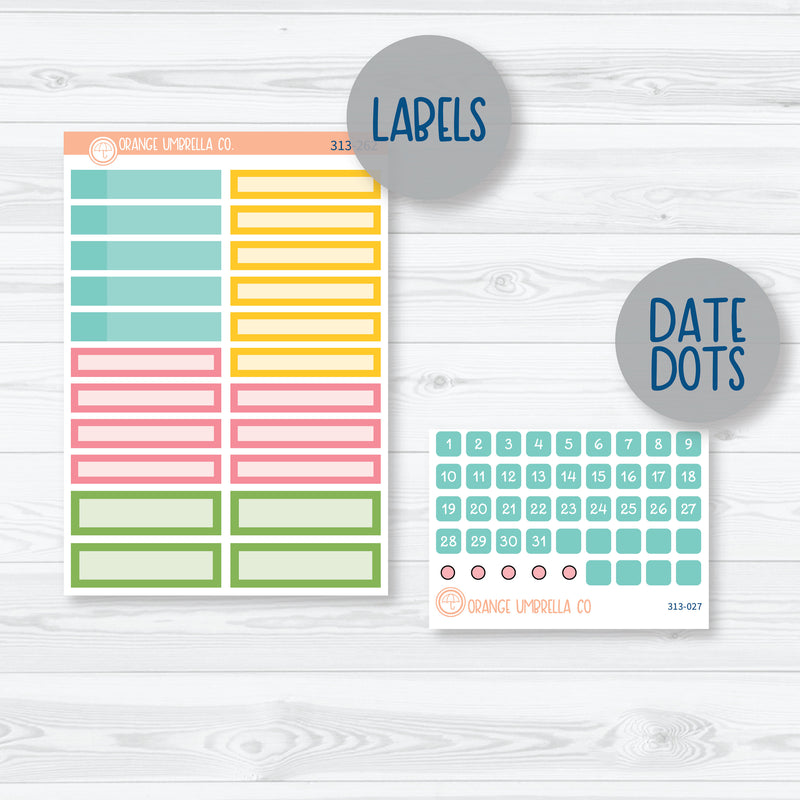 Easter 8.5 ECLP Monthly Planner Kit Stickers | Hatching A Plan | 313-261