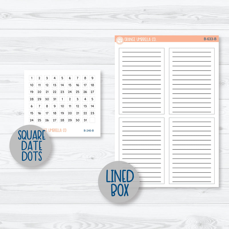 Exhale | Plant Botanical A5 Daily Duo Planner Kit Stickers | 308-121