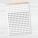 Tiny Heart Planner Stickers from Kits | B-706