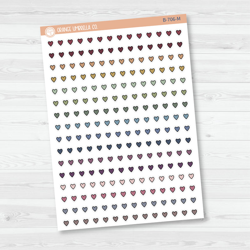Tiny Heart Planner Stickers from Kits