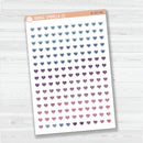 Heart Date Dots | 5 Months Planner Stickers | B-707