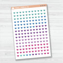 Heart Date Dots | 5 Months Planner Stickers | B-707