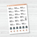 OUC Release Schedule | Mystery Kit | Happy Mail Planner Stickers | M-001-005