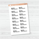 OUC Release Schedule | Mystery Kit | Happy Mail Planner Stickers | M-001-005