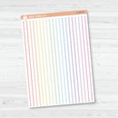 Stitched Washi Strip Divider Planner Stickers | C-337