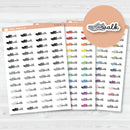 Walk Event Labels | Exercise Icon Script Planner Stickers | F16 | E-275