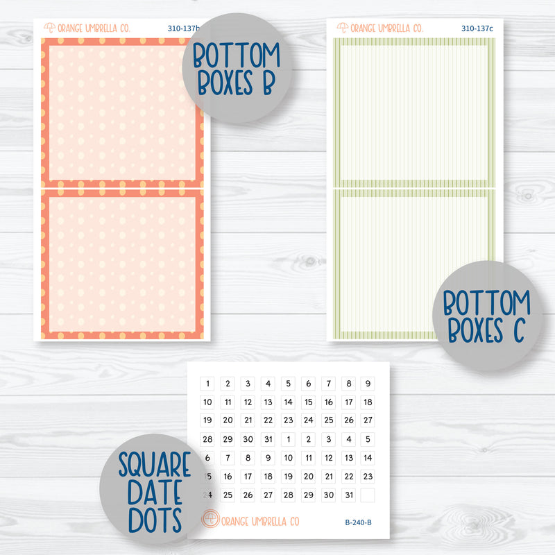 Spring Chicken Kit | 7x9 Daily Duo Planner Kit Stickers | Fresh Outta Clucks | 310-131