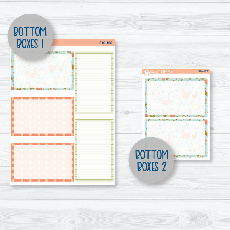 Chicken Kit | 7x9 Plum Daily Planner Kit Stickers | Fresh Outta Clucks | 310-151