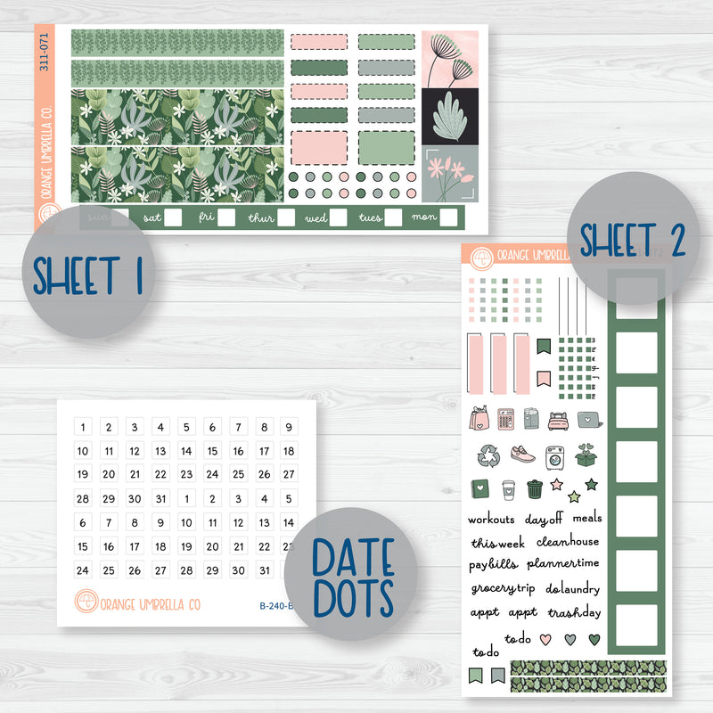 Optimistic | Spring Hobonichi Weeks Planner Kit Stickers | 311-071