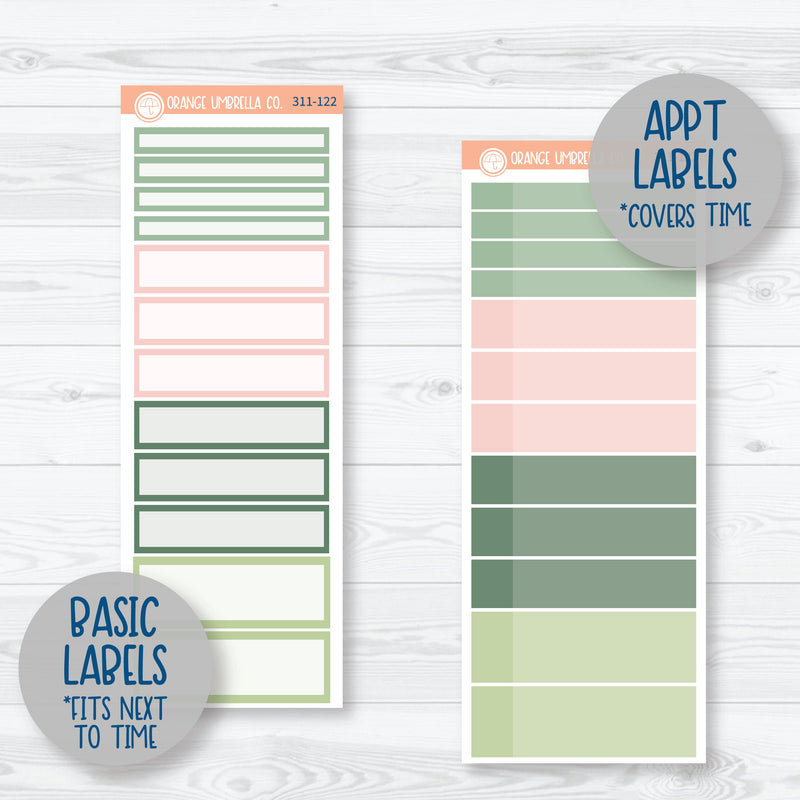 Optimistic | Spring A5 Daily Duo Planner Kit Stickers | 311-121