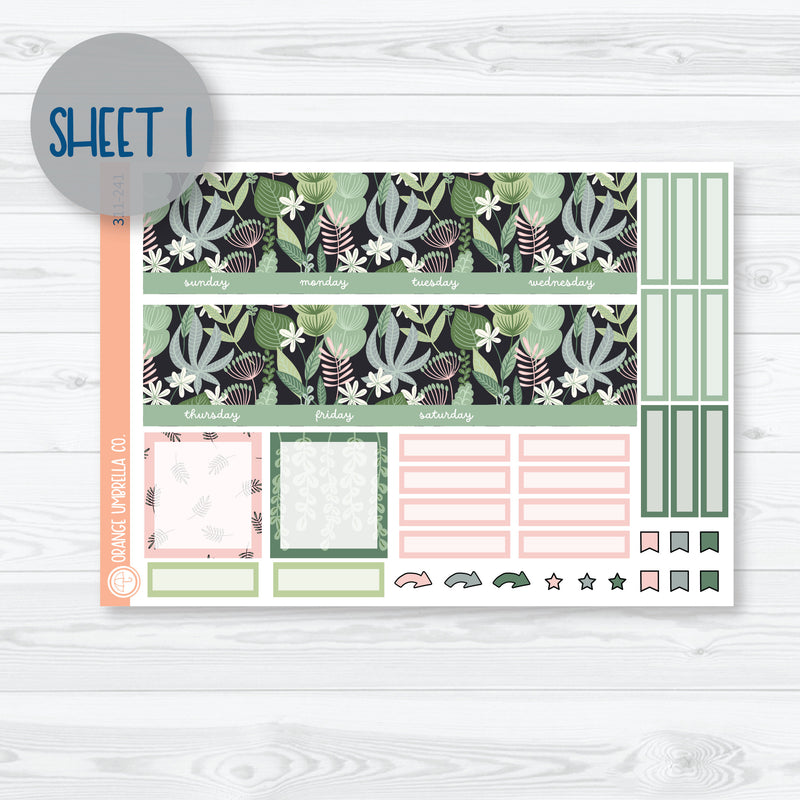 Optimistic | Spring A5 EC Monthly & Dashboard Planner Kit Stickers | 311-241