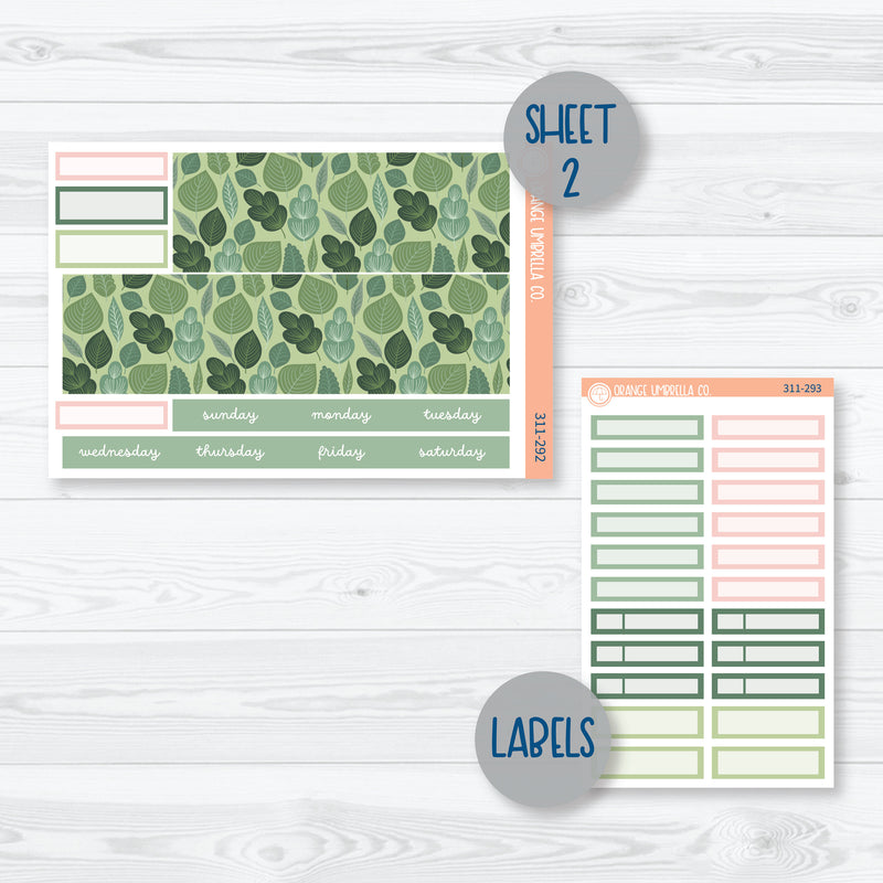 Optimistic | Spring Hobonichi Cousin Monthly Planner Kit Stickers | 311-291