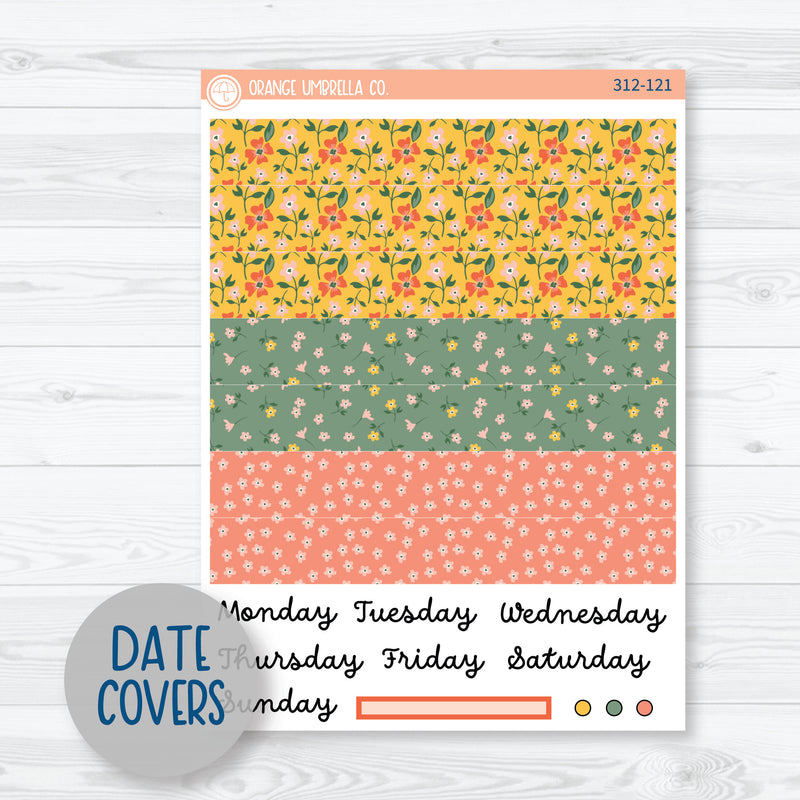 Handpicked Bouquet | Spring A5 Daily Duo Planner Kit Stickers | 312-121