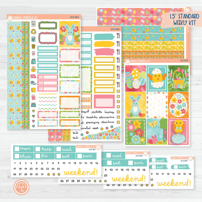 Easter Weekly Planner Kit Stickers | Hatching A Plan | 313-001