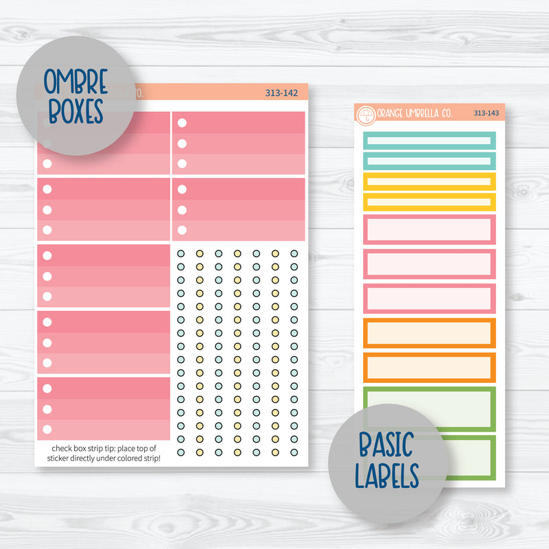 Easter A5 Plum Daily Planner Kit Stickers | Hatching A Plan | 313-141