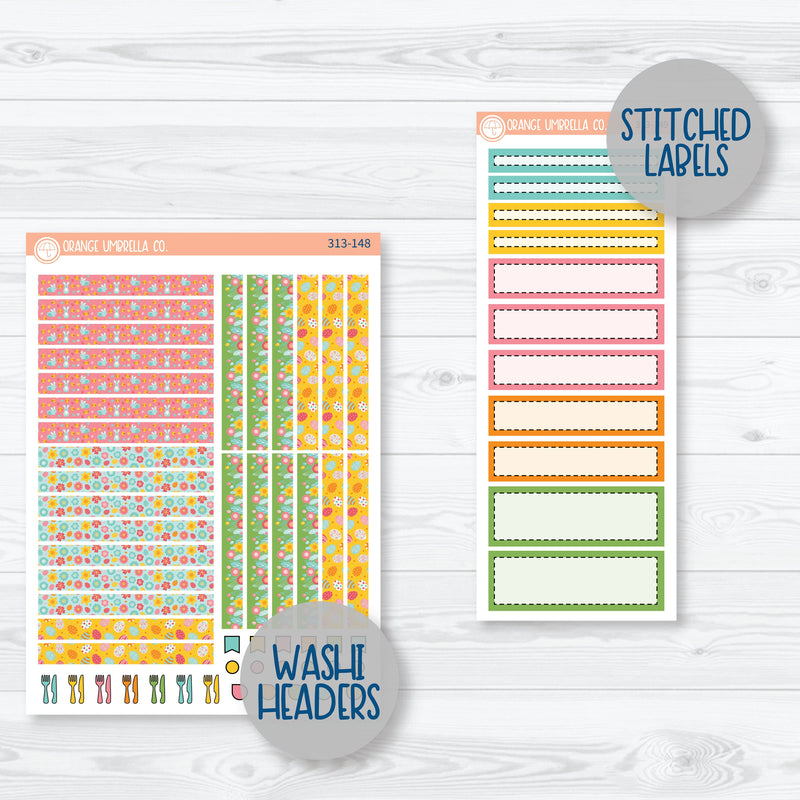 Easter A5 Plum Daily Planner Kit Stickers | Hatching A Plan | 313-141
