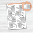 Habit Tracker - Hand Doodled Planner Stickers | 7 Habits | B-708-B