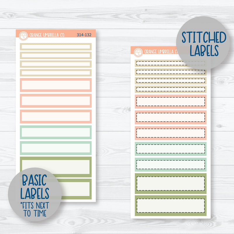 Spring Floral 7x9 Daily Duo Planner Kit Stickers | Little Garden | 314-131