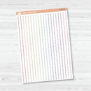 Stitched Washi Strip Divider Planner Stickers | C-337
